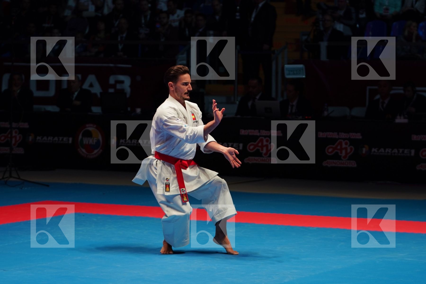 QUINTERO CAPDEVILA DAMIAN HUGO (SPAIN) in Senior Male Kata - Gold bout