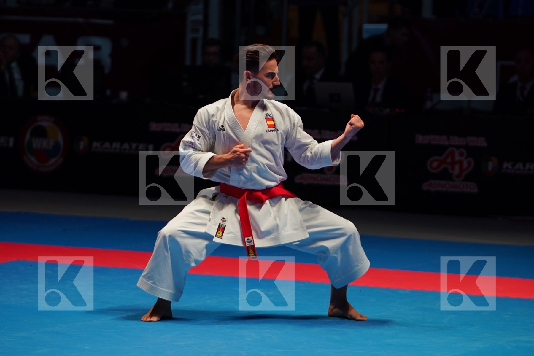 QUINTERO CAPDEVILA DAMIAN HUGO (SPAIN) in Senior Male Kata - Gold bout
