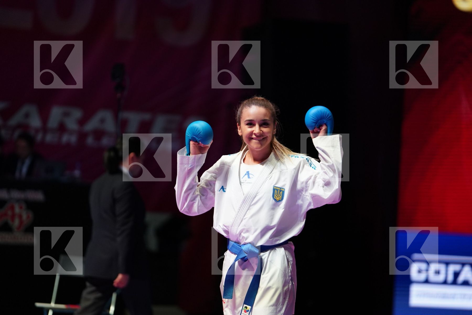 YAMADA SARA (JAPAN) vs TERLIUGA ANZHELIKA (UKRAINE) in Senior Kumite -55 Kg - Gold bout