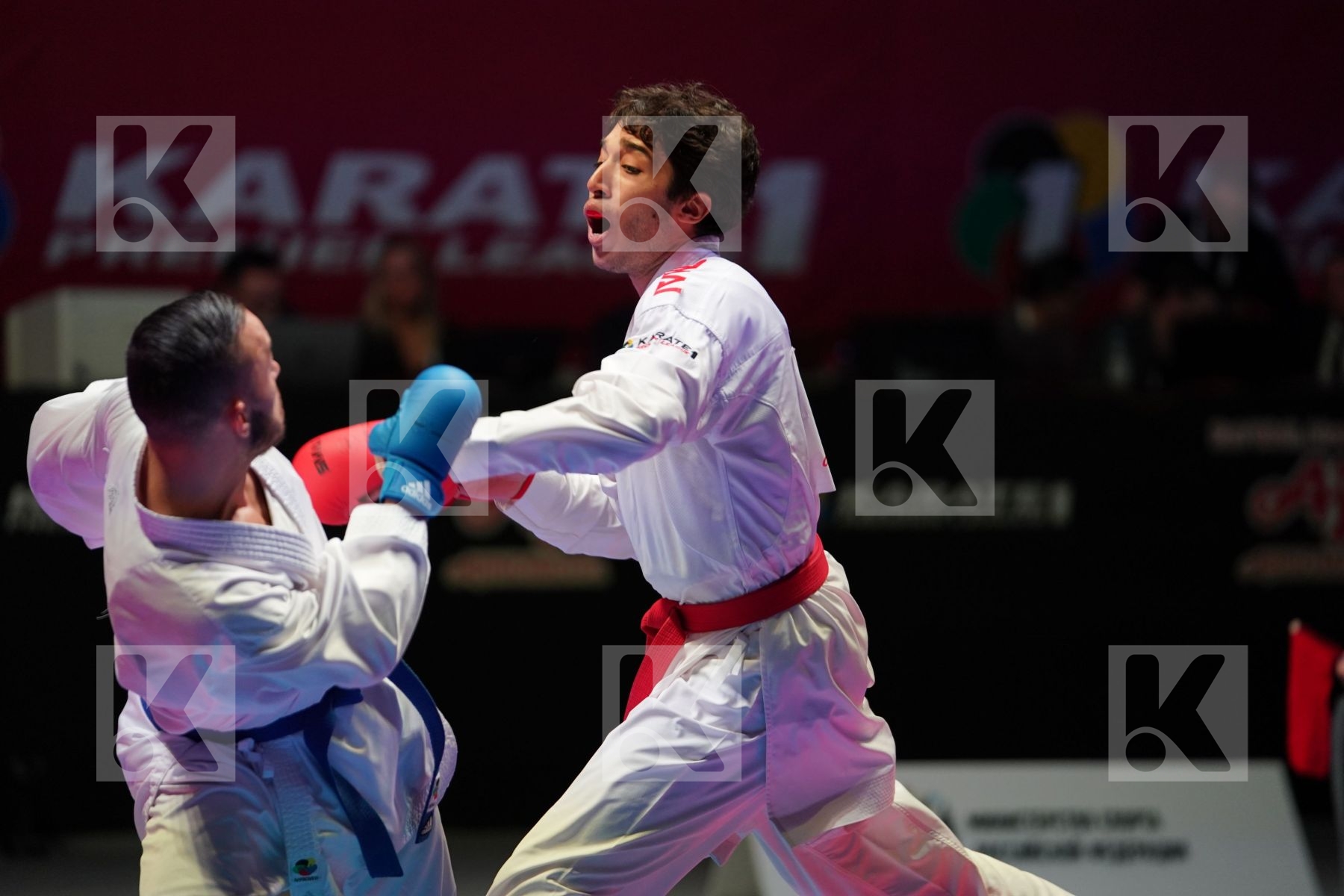 ELSAWY ALI (EGYPT) vs DACOSTA STEVEN (FRANCE) in Senior Kumite -67 Kg - Gold bout