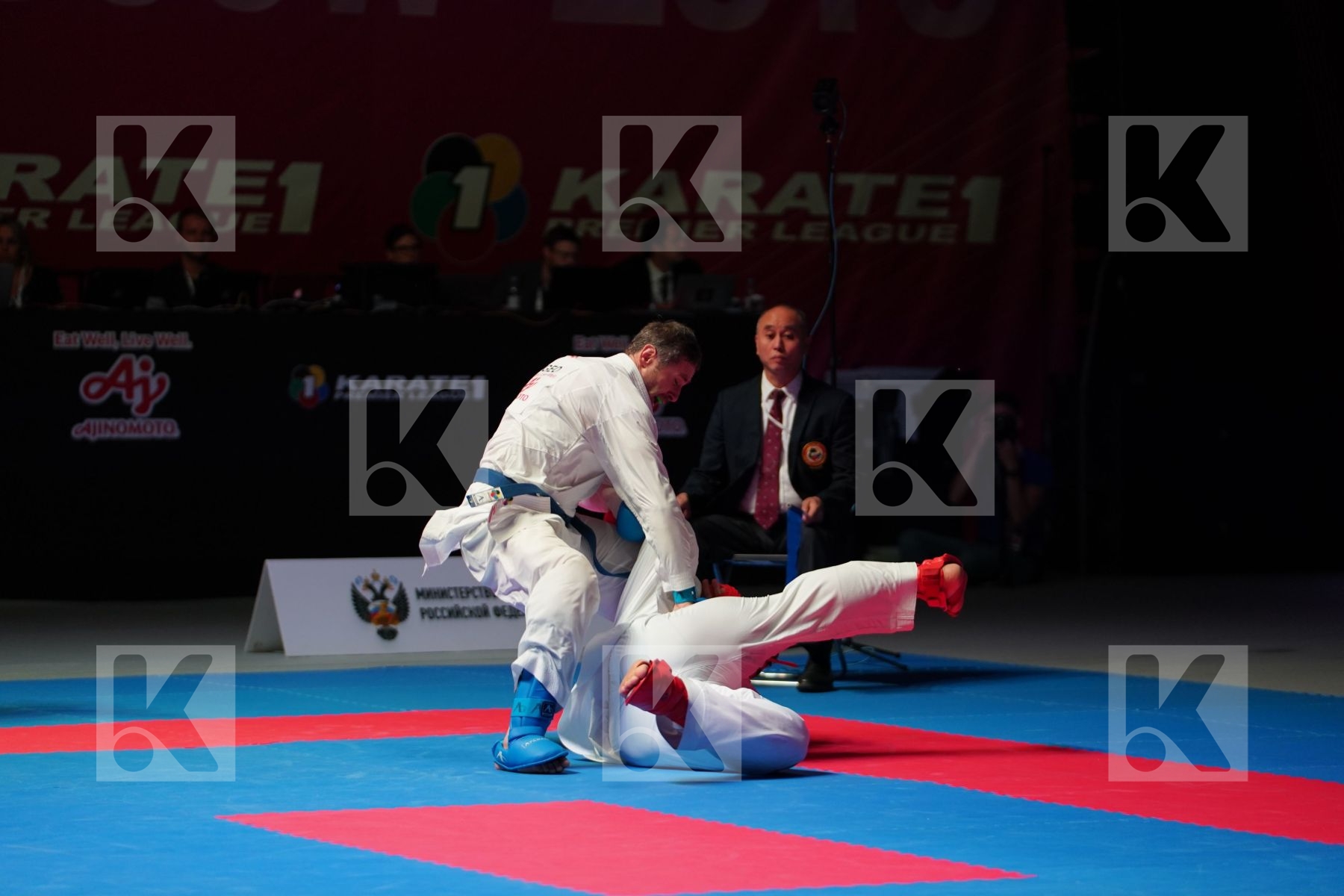 GANJZADEH SAJAD (IRAN) vs ARKANIA GOGITA (GEORGIA) in Senior Kumite 84+ Kg - Gold bout