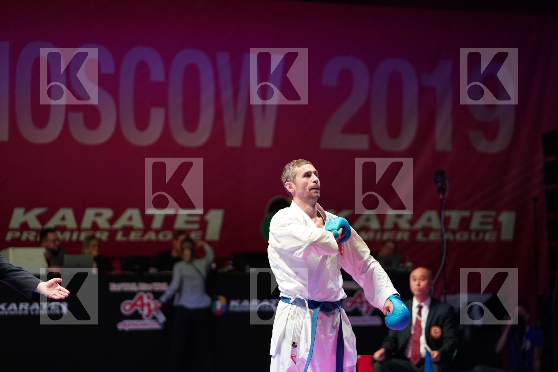 GANJZADEH SAJAD (IRAN) vs ARKANIA GOGITA (GEORGIA) in Senior Kumite 84+ Kg - Gold bout