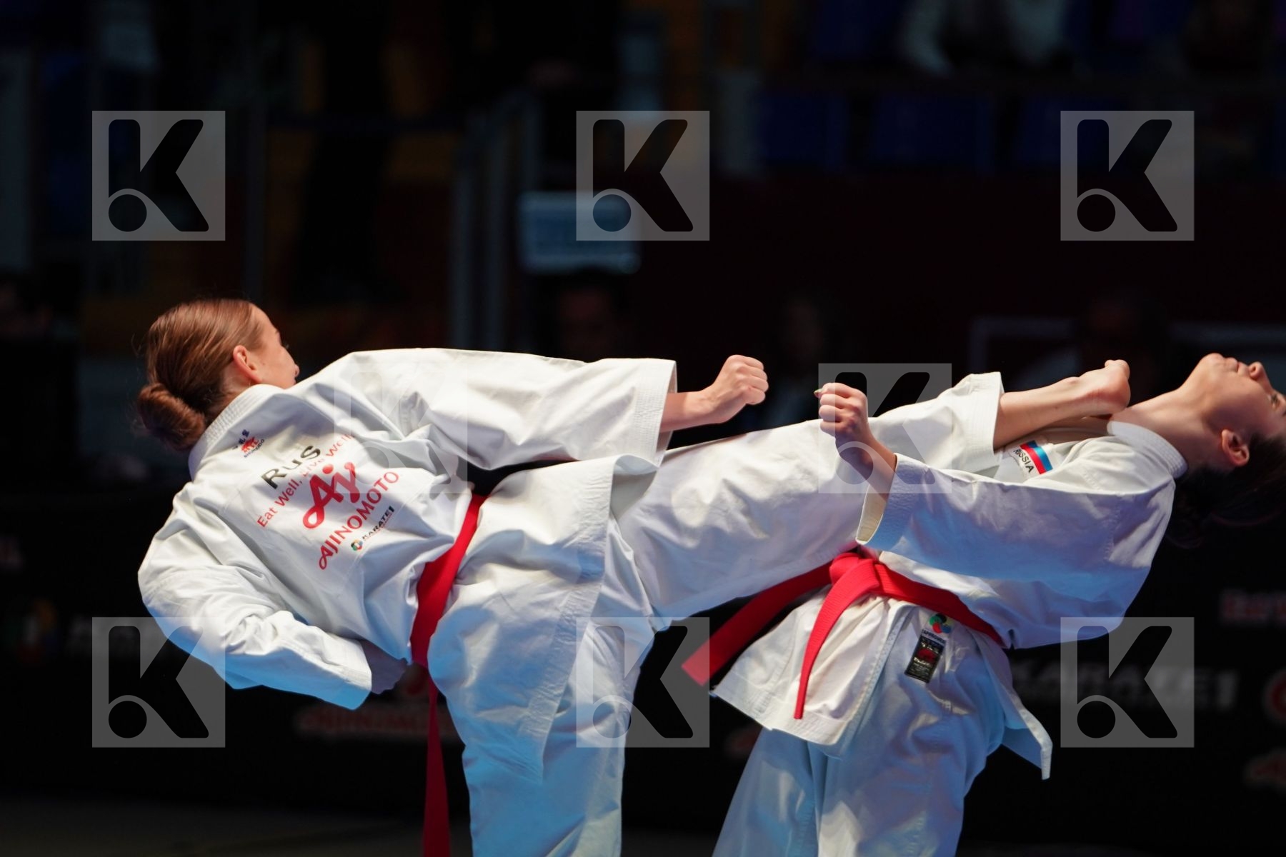 RUSSSIAN FEDERATION in Senior Team Female Kata - Gold bout