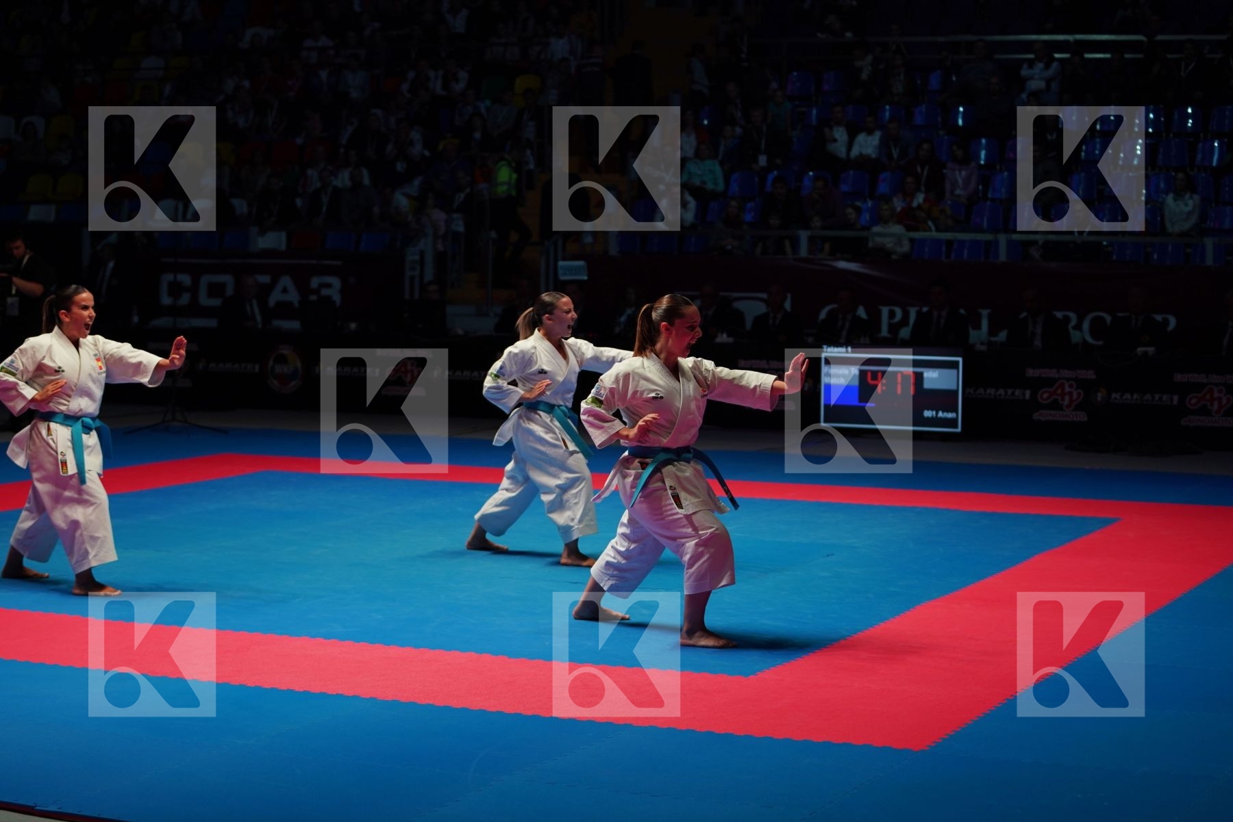 SPAIN in Senior Team Female Kata - Gold bout