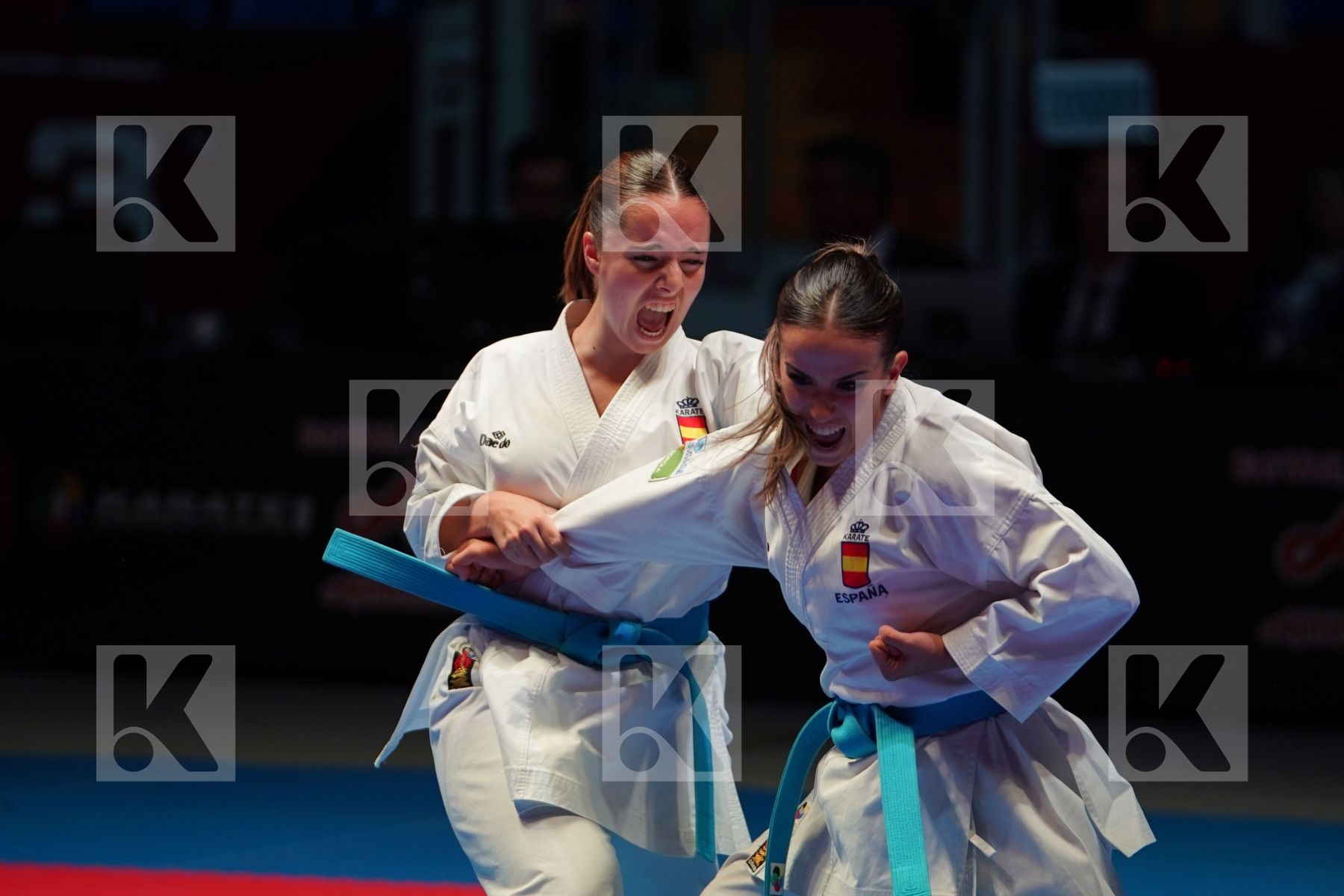 SPAIN in Senior Team Female Kata - Gold bout