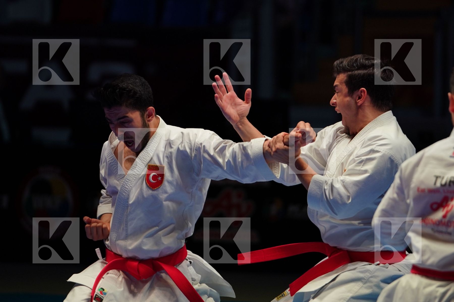 TURKEY in Senior Team Male Kata - Gold bout