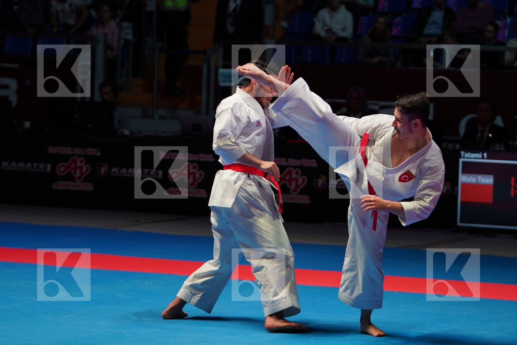 TURKEY in Senior Team Male Kata - Gold bout