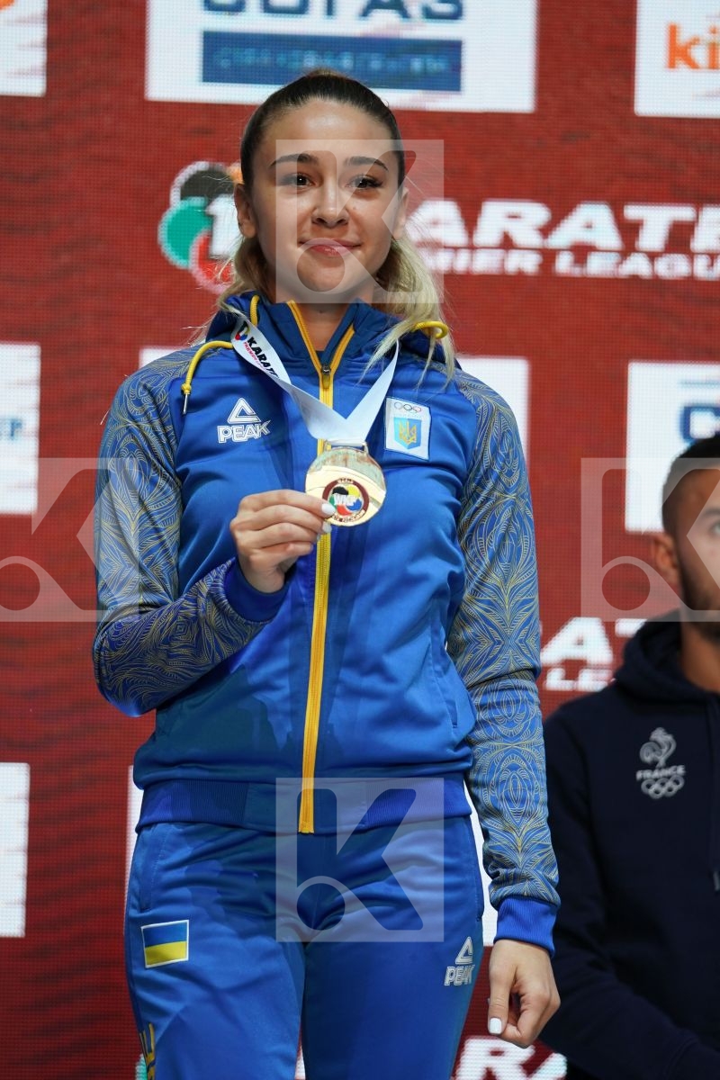 TERLIUGA ANZHELIKA (UKRAINE) during podium ceremony