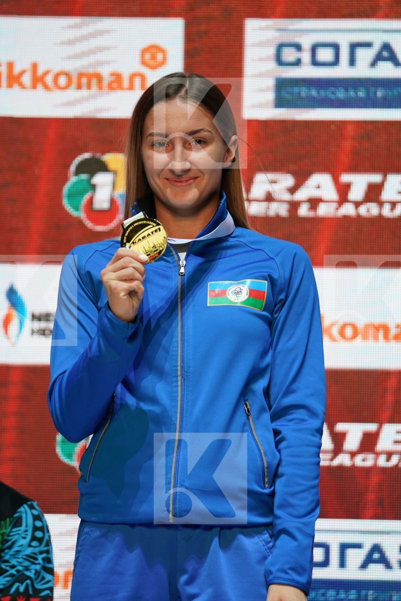 ZARETSKA IRINA (AZERBAIJAN) during podium ceremony