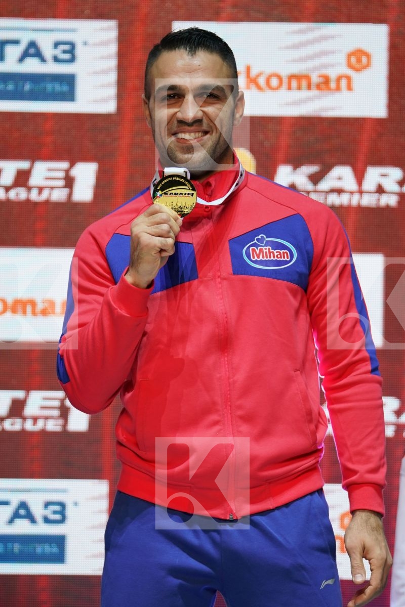 POORSHAB ZABIHOLLAH (IRAN) during podium ceremony