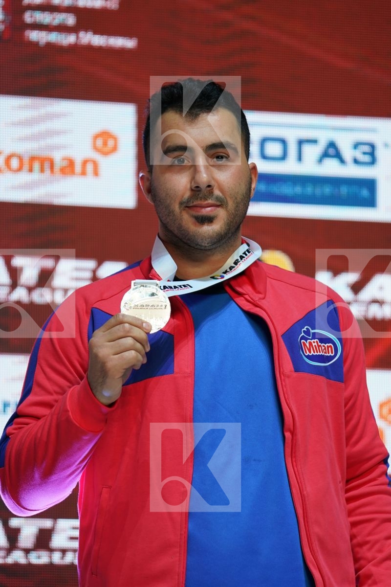 GANJZADEH SAJAD (IRAN) during podium ceremony