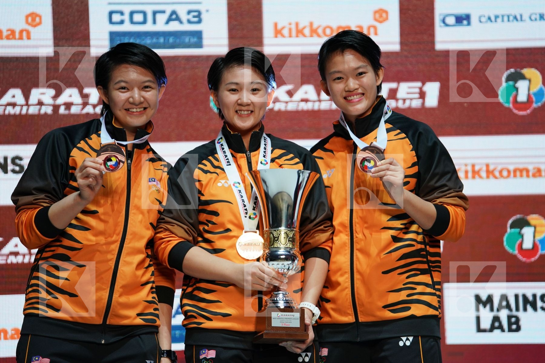 MALAYSIA during podium ceremony