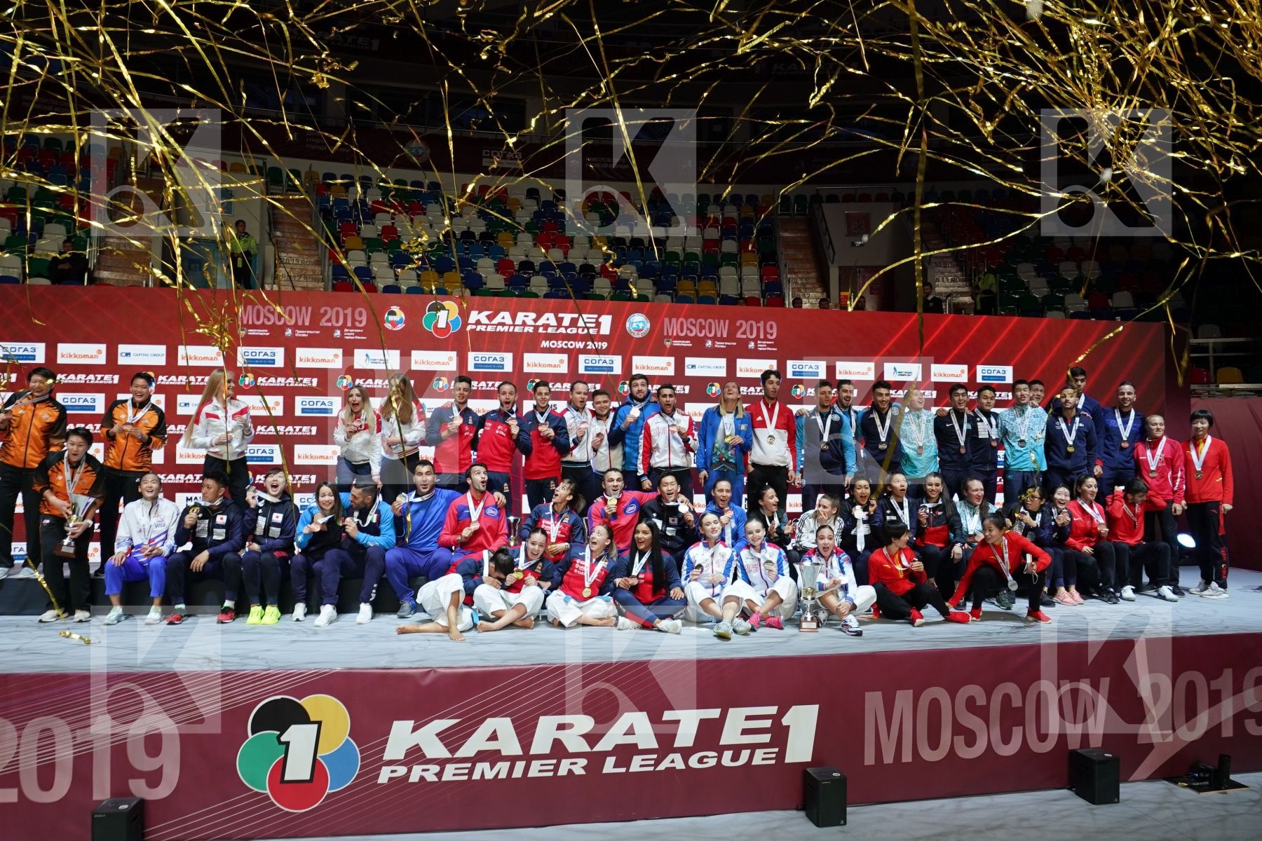 All medalist during podium ceremony