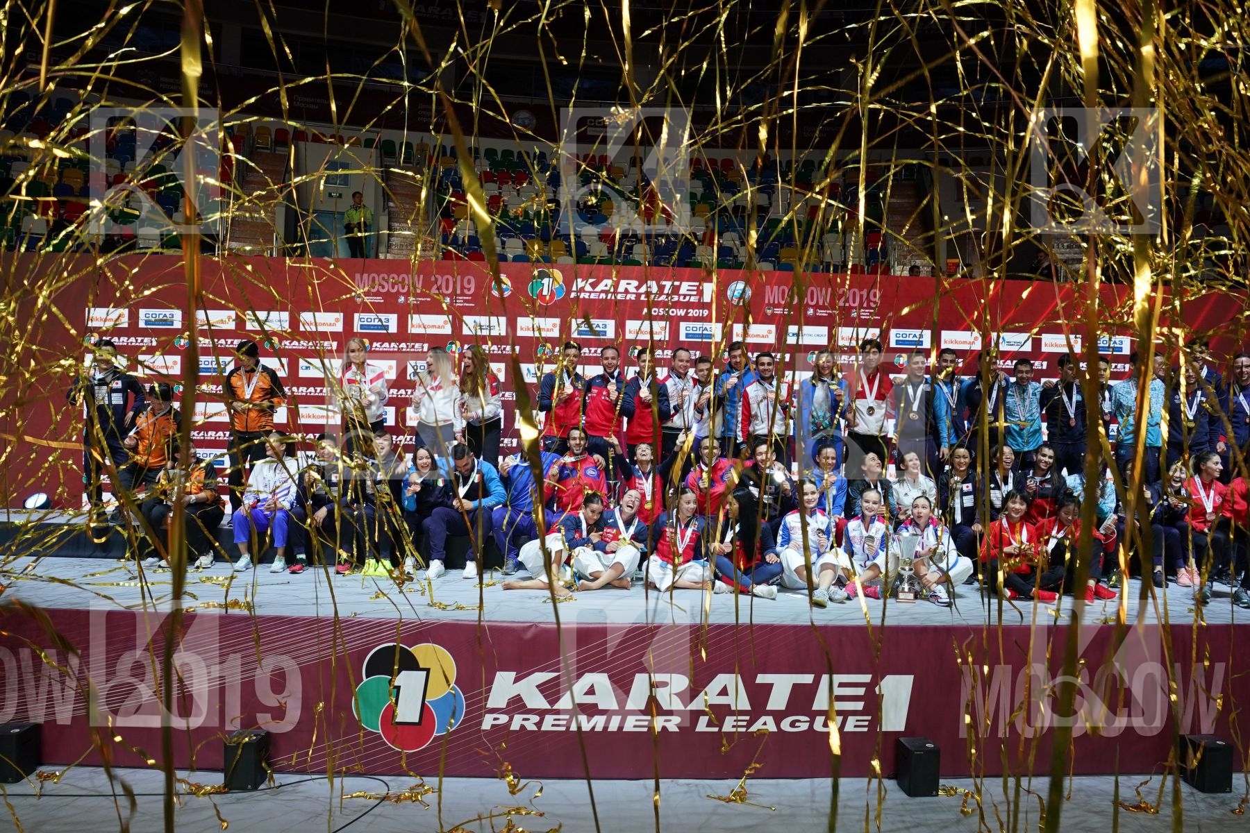 All medalist during podium ceremony