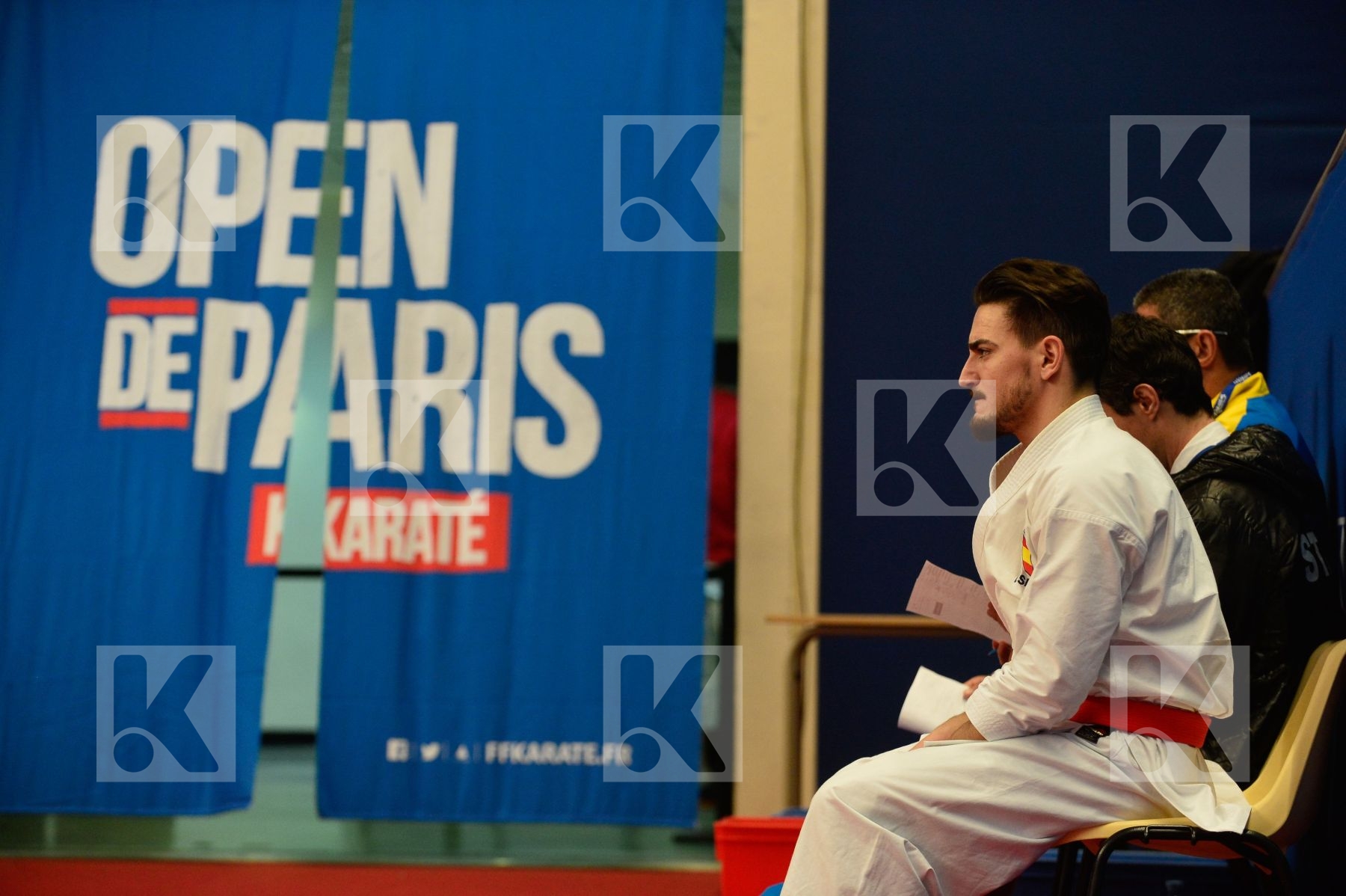 Top photo of   kata male Paris qualification
