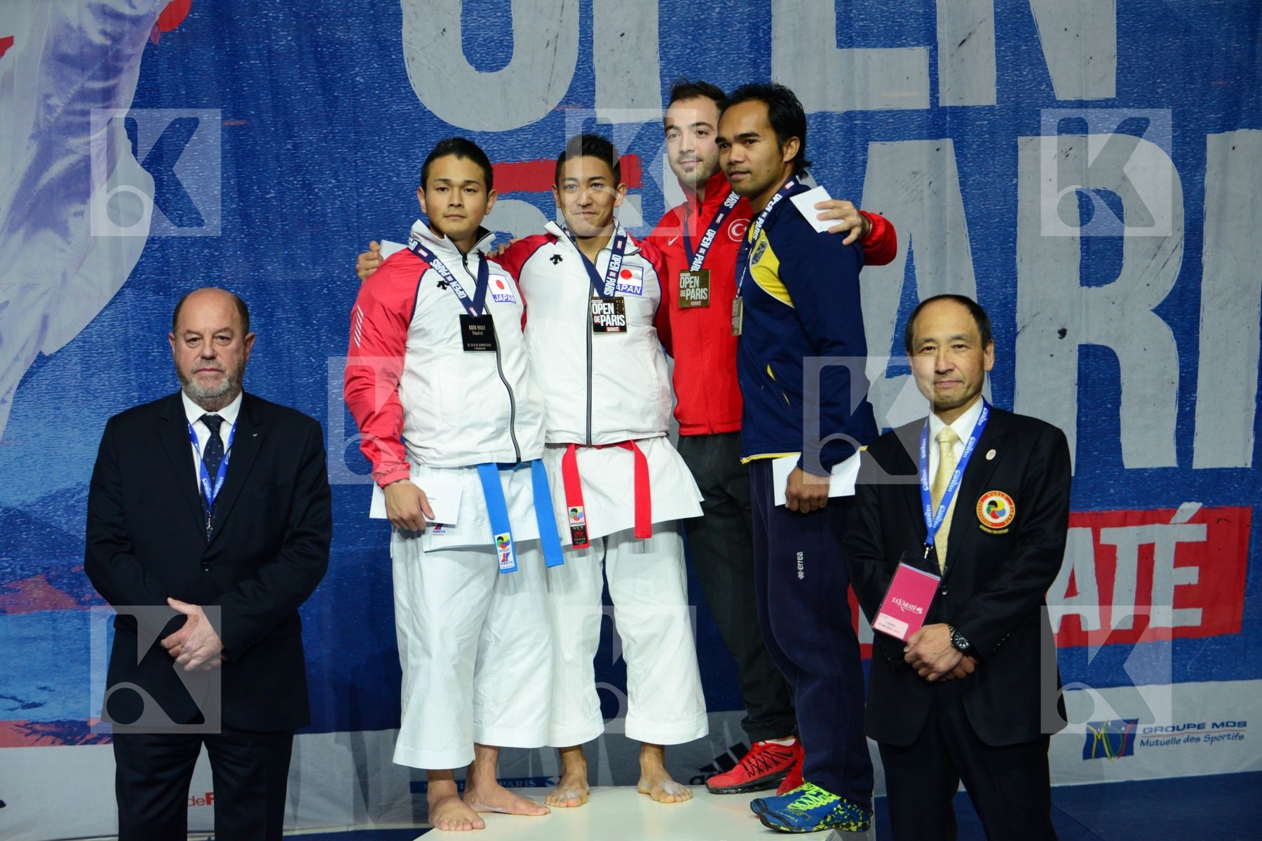 Male Kata Podium