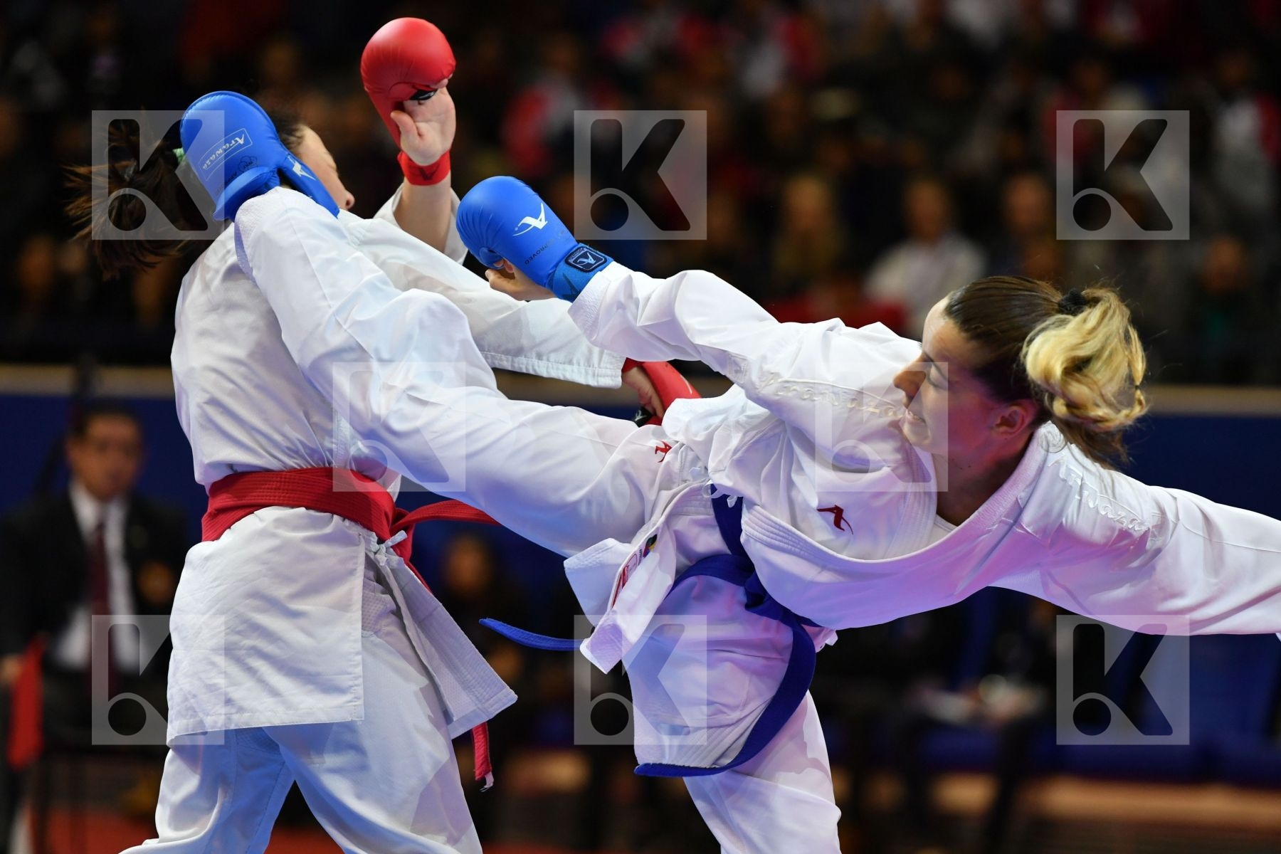 Female kumite -50 kg Ozcelik Serap Russian federation Rybakova K