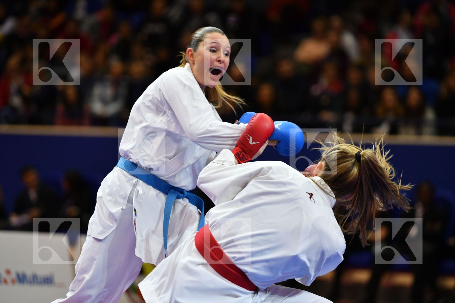 Campbell Kathryn Canada Female kumite -55 kg Hungary Molnar Reka