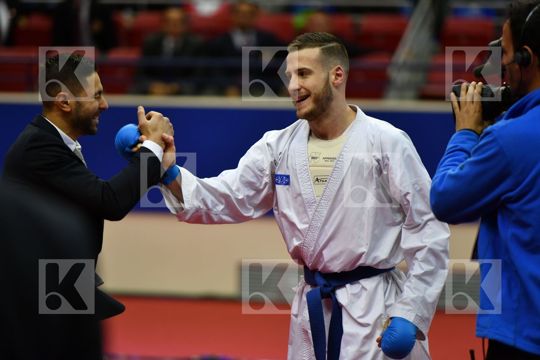 Caffaro Julien France Male kumite -75 kg Seguy Corentin
