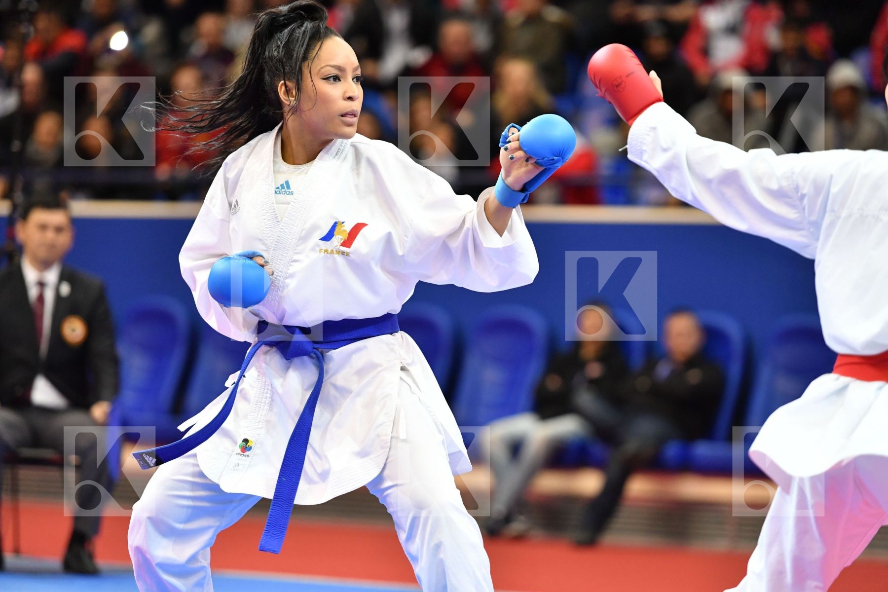 Female kumite -61 kg France Ignace Lucie Japan Someya Mayumi