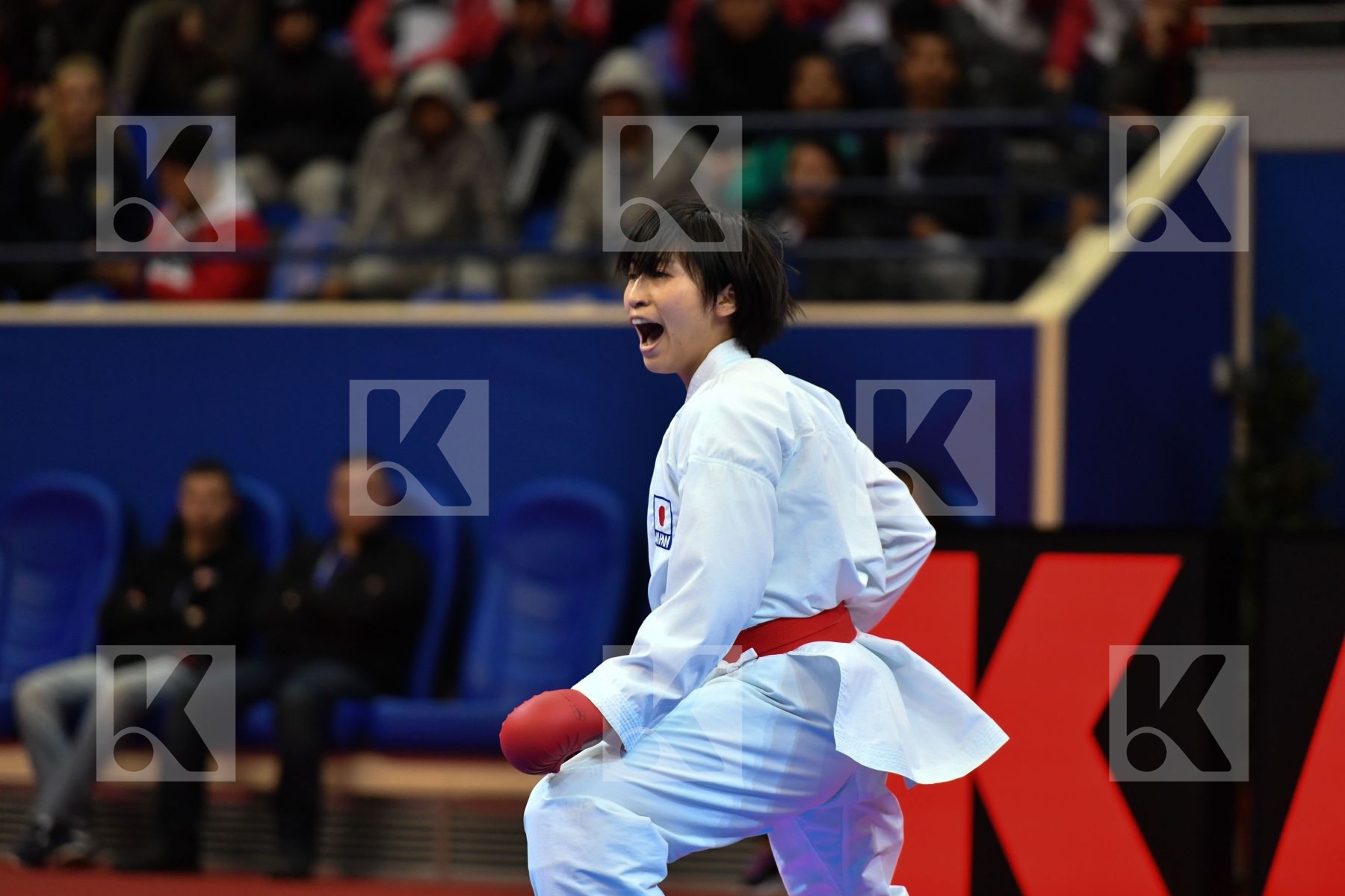 Female kumite -61 kg France Ignace Lucie Japan Someya Mayumi
