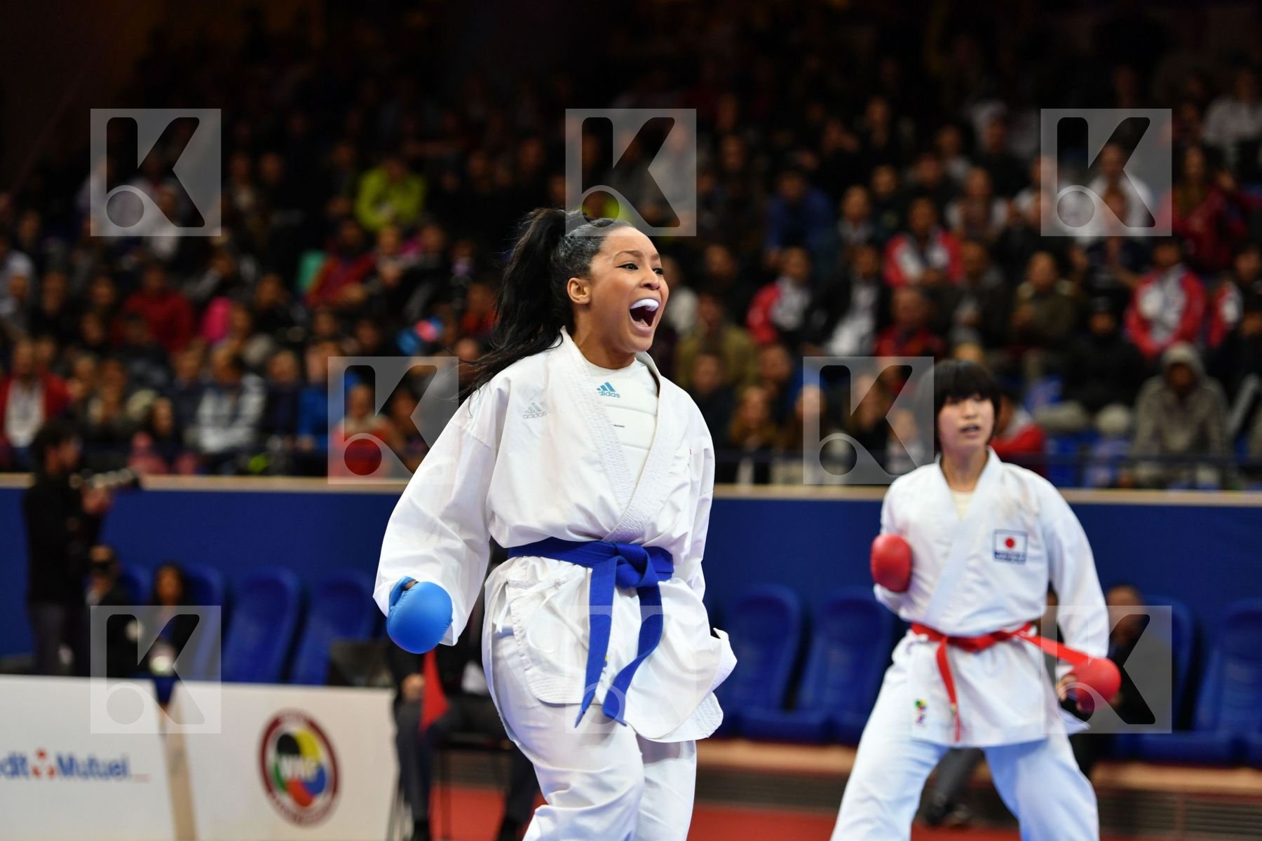 Female kumite -61 kg France Ignace Lucie Japan Someya Mayumi