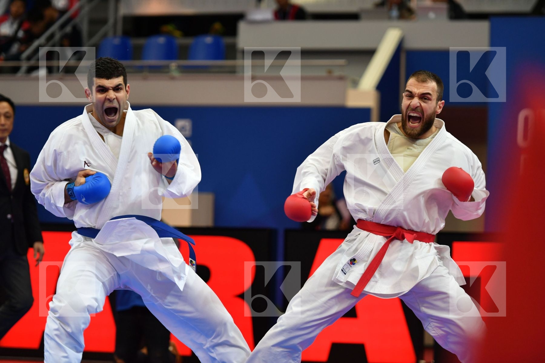 Heydari Saman Ipek Emre Iran  islamic republic of Male kumite 84