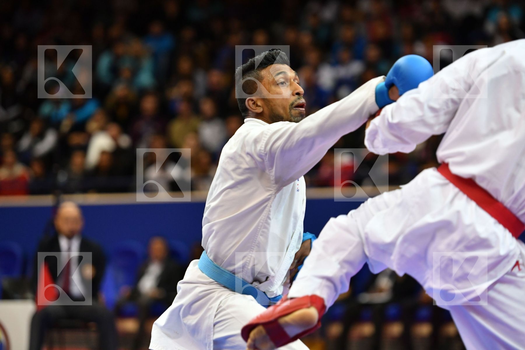 Malaysia Male kumite -60 kg Saymatov Sadriddin Selvarajoo Senthi
