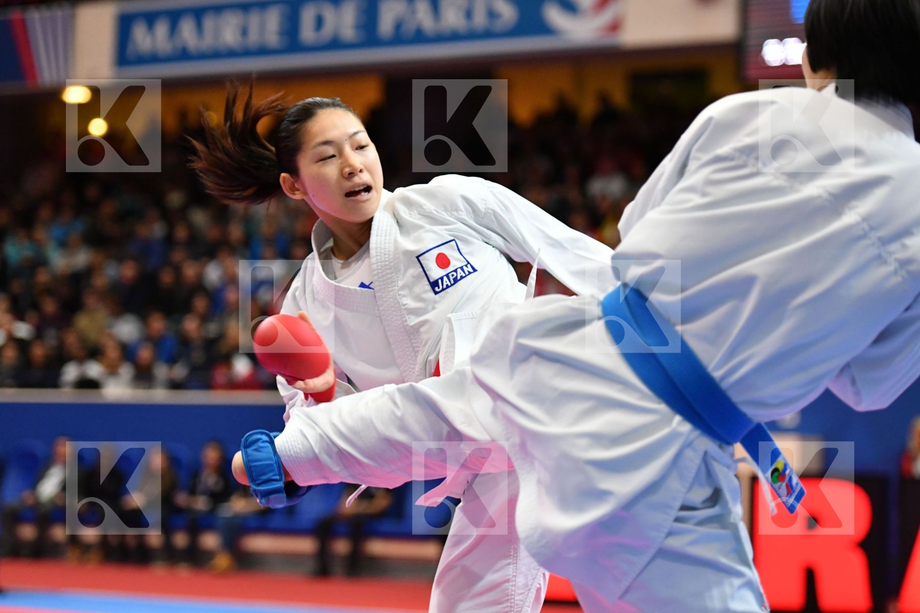 Female kumite -50 kg Japan Miyahara Miho Tadano Ayaka