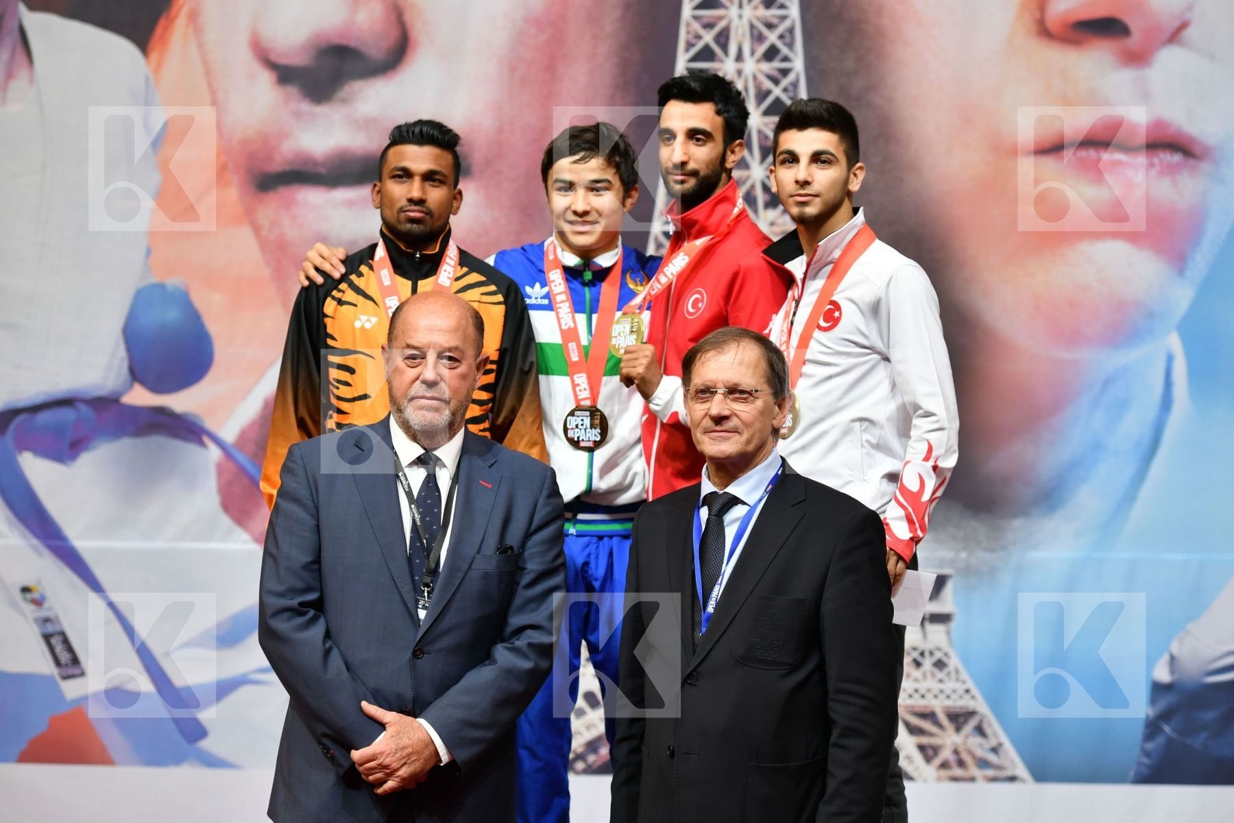 Kaya Aykut Malaysia Male kumite -60 kg podium Samdan Eray Saymat
