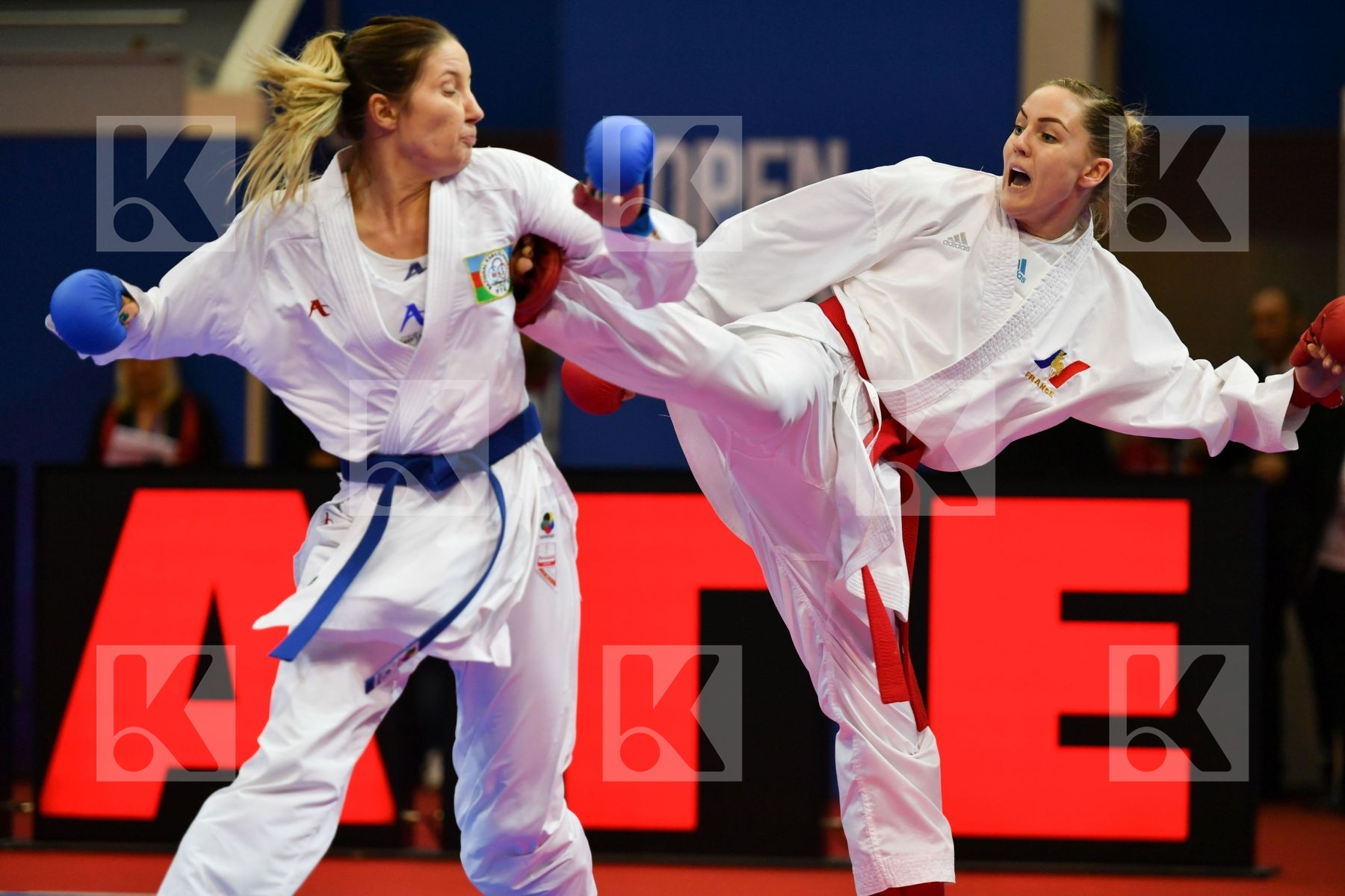 Agier Alizee Azerbaijan Female kumite -68 kg France Zaretska Iry