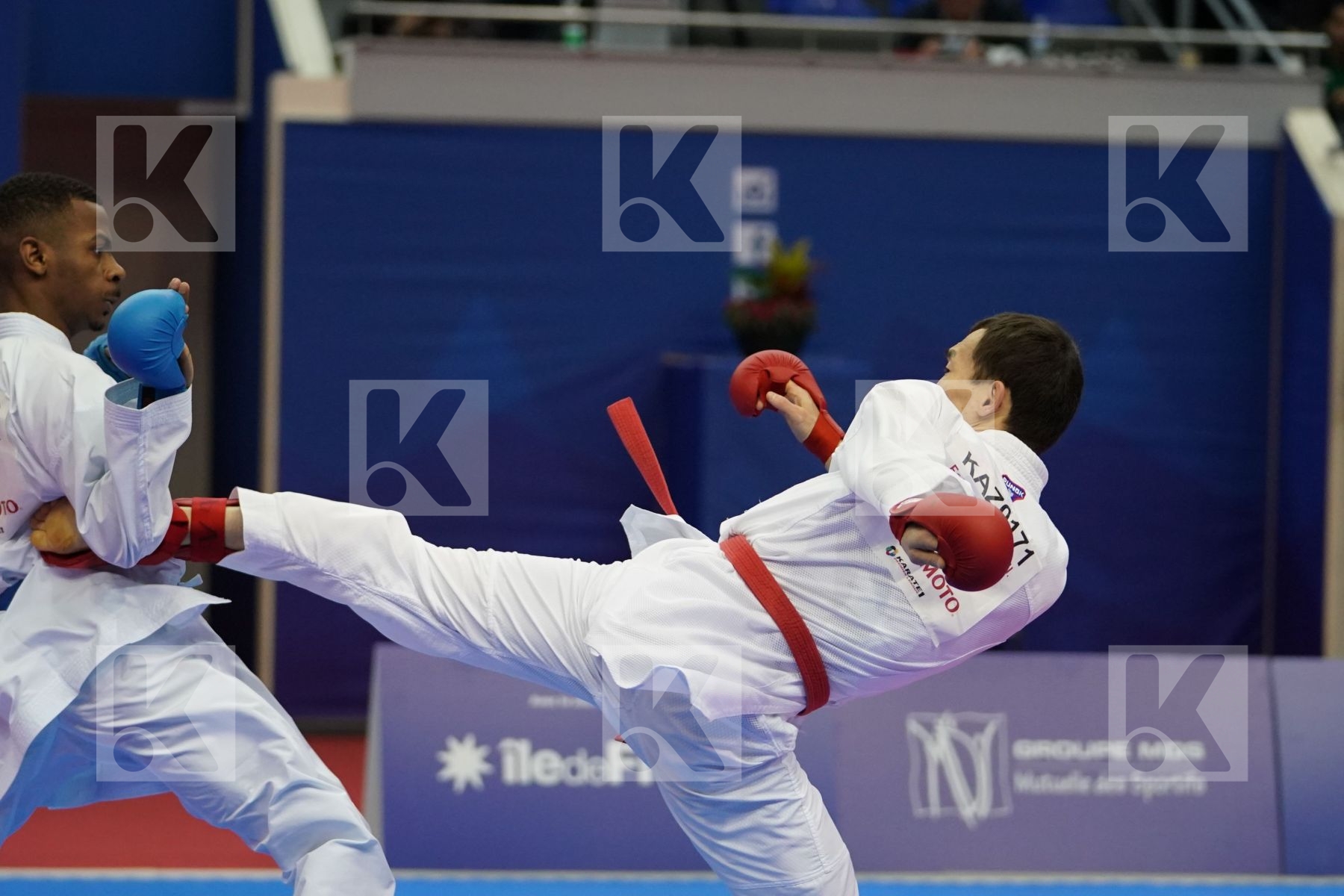 ASSADILOV DARKHAN (KAZAKHSTAN) vs ALBASHER SAUD (SAUDI ARABIA) in Senior Kumite -60 Kg - Bronze bout