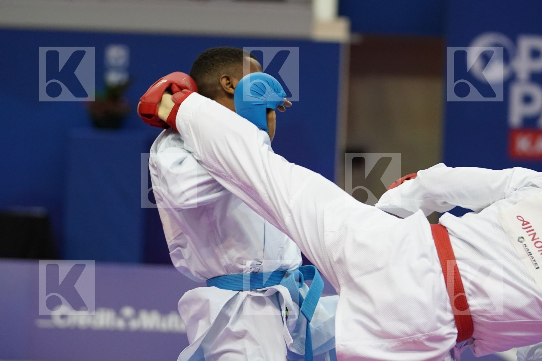 ASSADILOV DARKHAN (KAZAKHSTAN) vs ALBASHER SAUD (SAUDI ARABIA) in Senior Kumite -60 Kg - Bronze bout