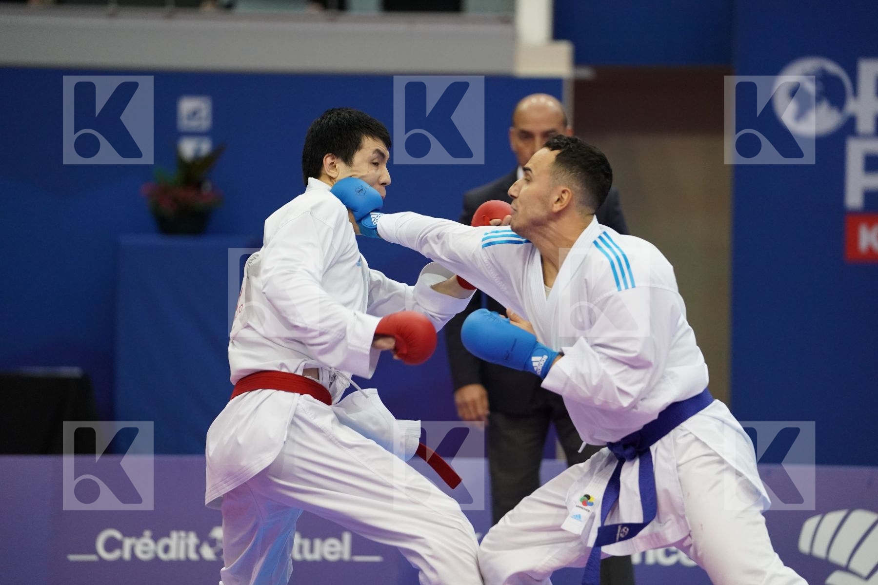 MURATOV ASSYLBEK (KAZAKHSTAN) vs D ONOFRIO FRANCENCESCO (ITALY) in Senior Kumite -67 Kg - Bronze bout