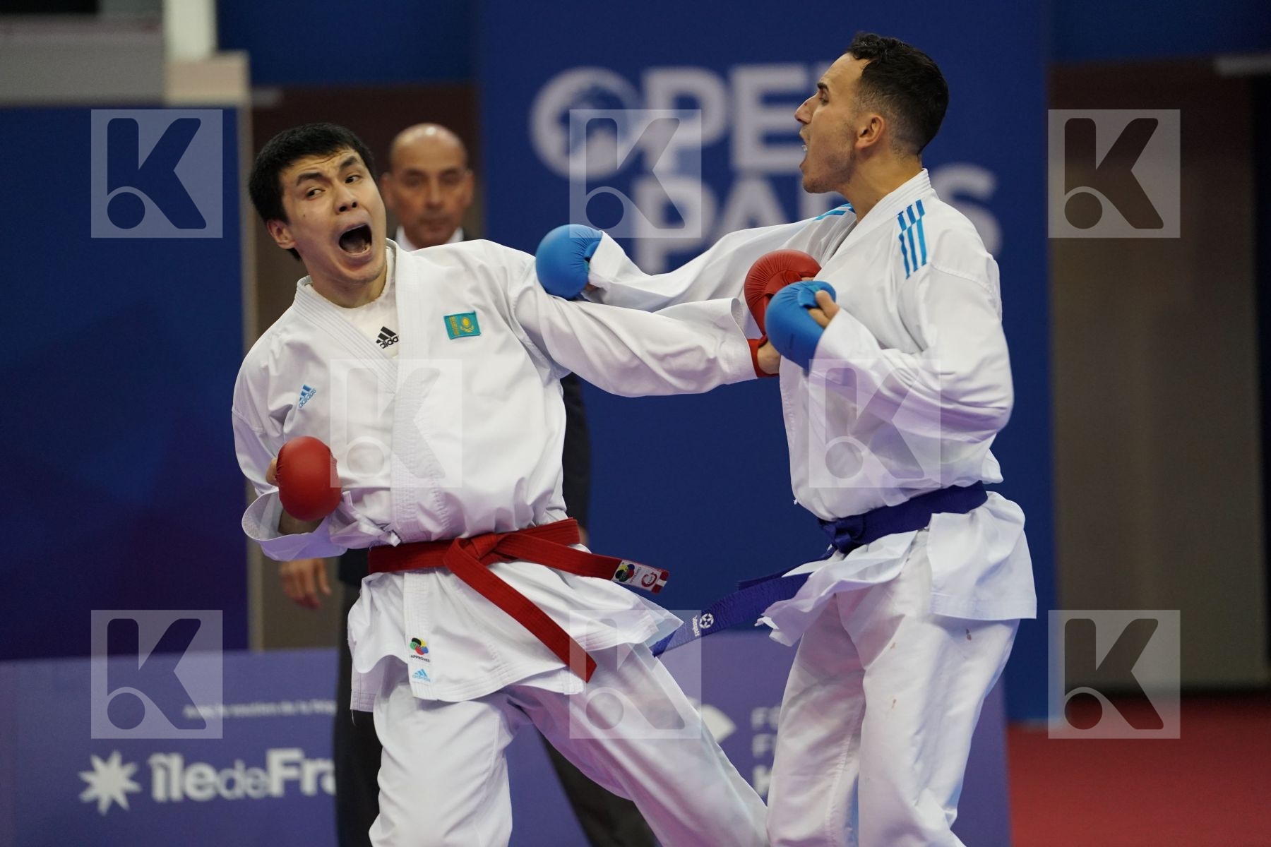 MURATOV ASSYLBEK (KAZAKHSTAN) vs D ONOFRIO FRANCENCESCO (ITALY) in Senior Kumite -67 Kg - Bronze bout