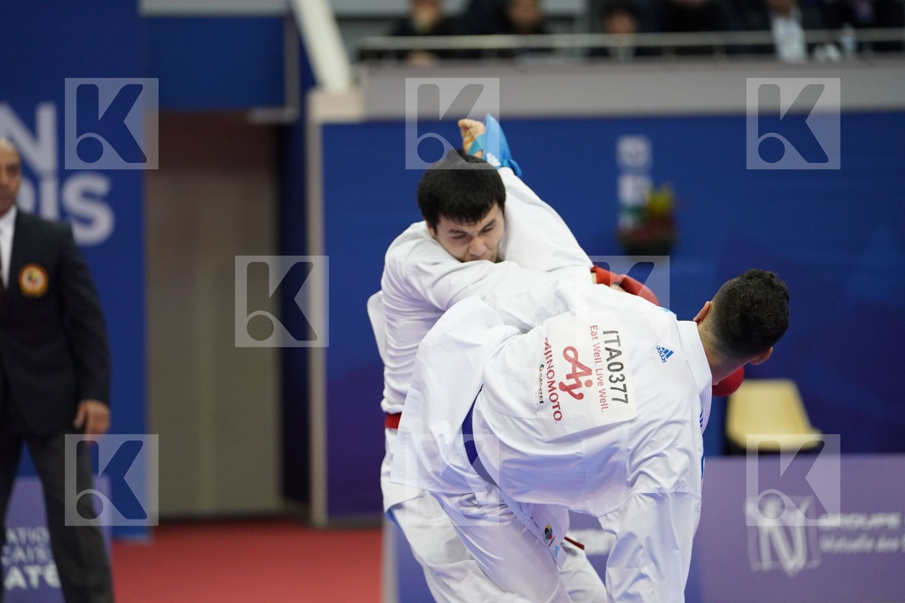 MURATOV ASSYLBEK (KAZAKHSTAN) vs D ONOFRIO FRANCENCESCO (ITALY) in Senior Kumite -67 Kg - Bronze bout