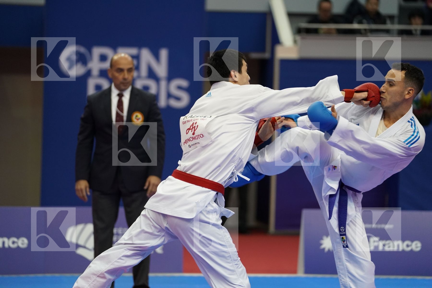 MURATOV ASSYLBEK (KAZAKHSTAN) vs D ONOFRIO FRANCENCESCO (ITALY) in Senior Kumite -67 Kg - Bronze bout
