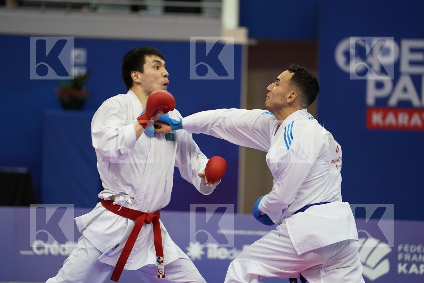 MURATOV ASSYLBEK (KAZAKHSTAN) vs D ONOFRIO FRANCENCESCO (ITALY) in Senior Kumite -67 Kg - Bronze bout