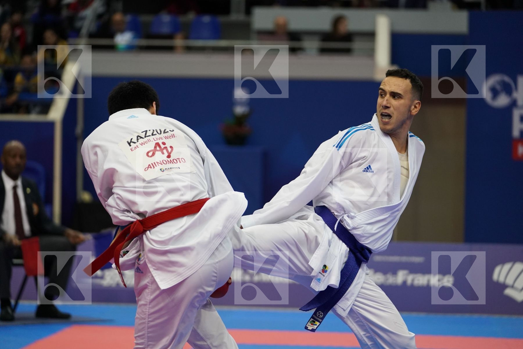 MURATOV ASSYLBEK (KAZAKHSTAN) vs D ONOFRIO FRANCENCESCO (ITALY) in Senior Kumite -67 Kg - Bronze bout