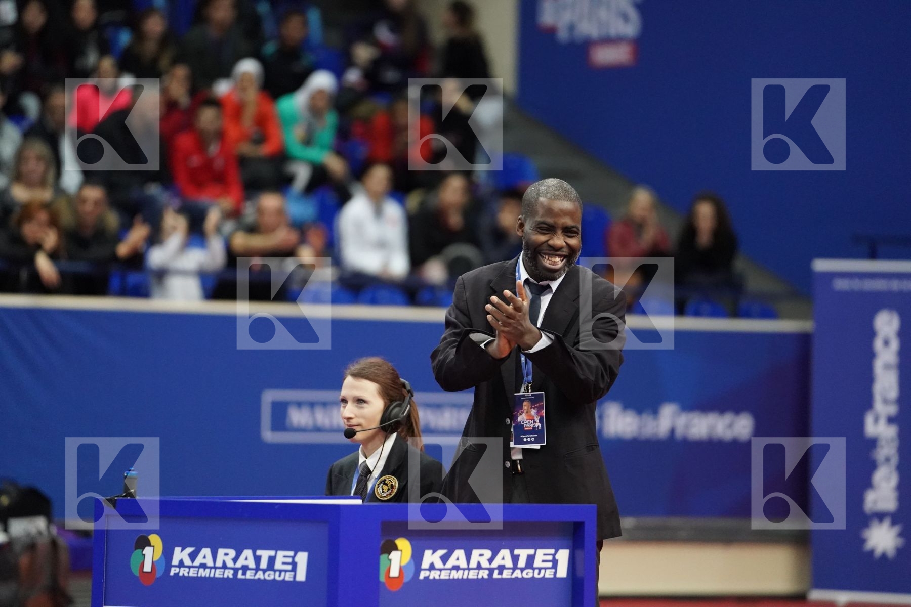VASOVIC ANDRIJANA (SERBIA) vs SIVERT LAURA (FRANCE) in Senior Kumite Ð 61 Kg - Bronze bout