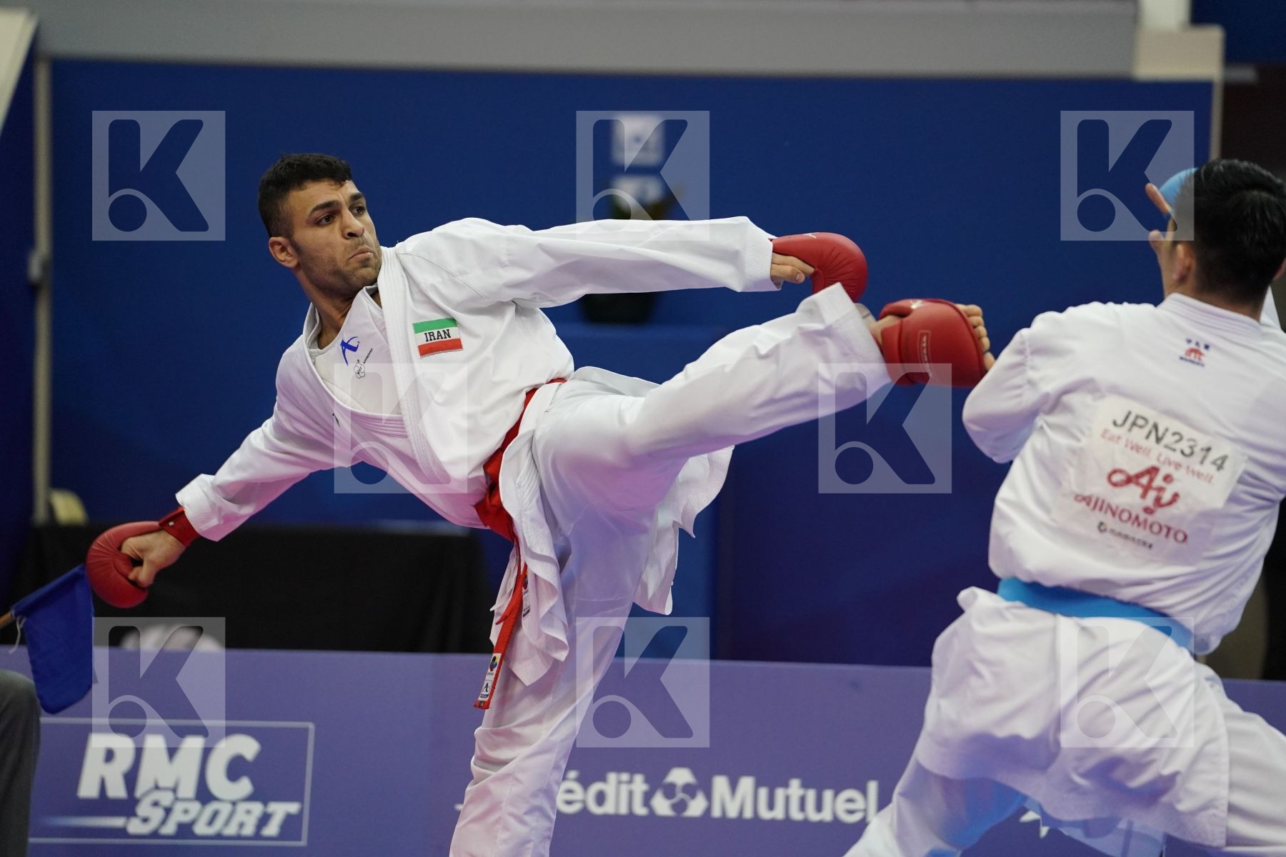 POORSHAB ZABIOLLAH (ISLAMIC REPUBLIC OF IRAN) vs SHIMADA RIKITO (JAPAN) in Senior Kumite Ð 84 Kg - Bronze bout