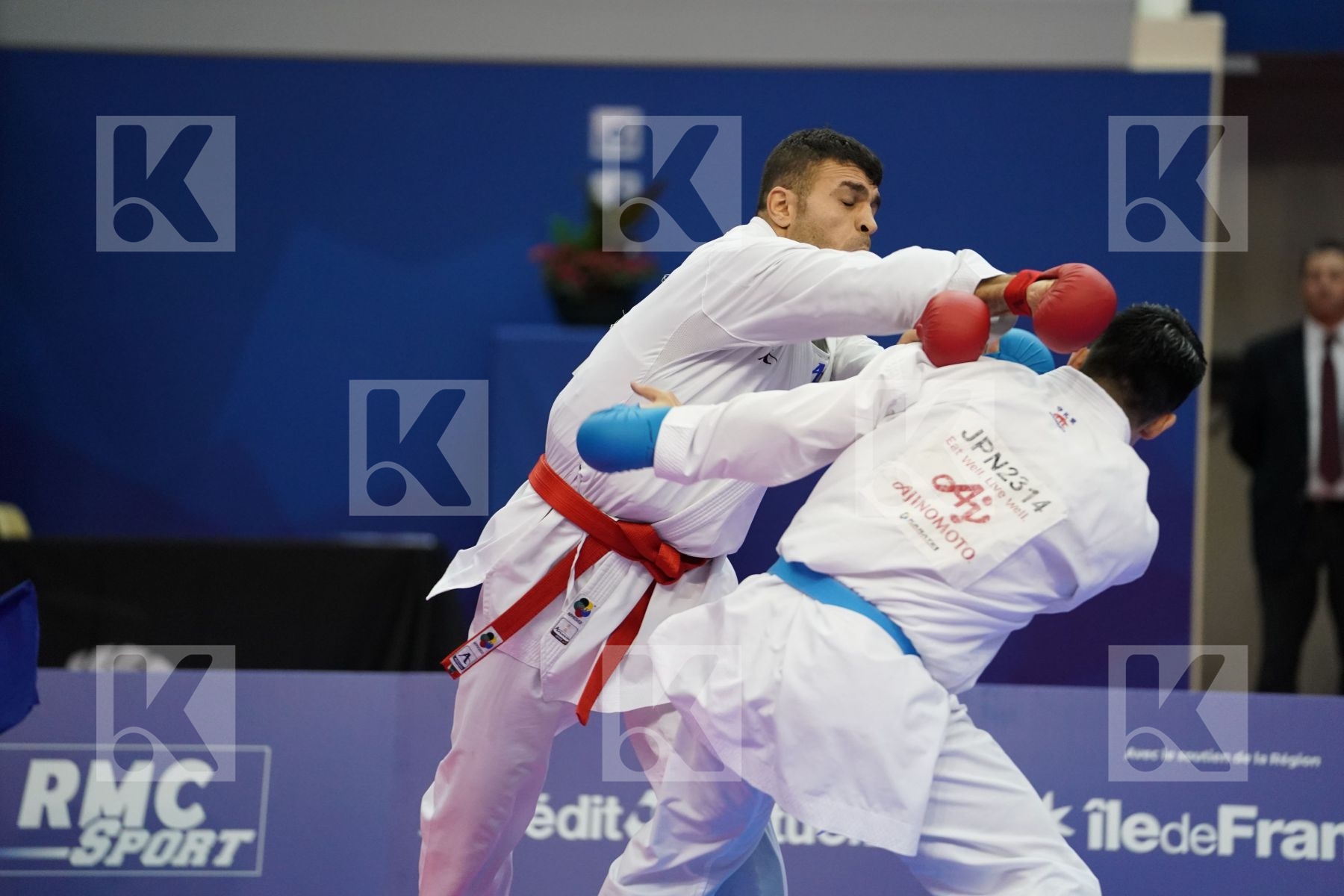 POORSHAB ZABIOLLAH (ISLAMIC REPUBLIC OF IRAN) vs SHIMADA RIKITO (JAPAN) in Senior Kumite Ð 84 Kg - Bronze bout
