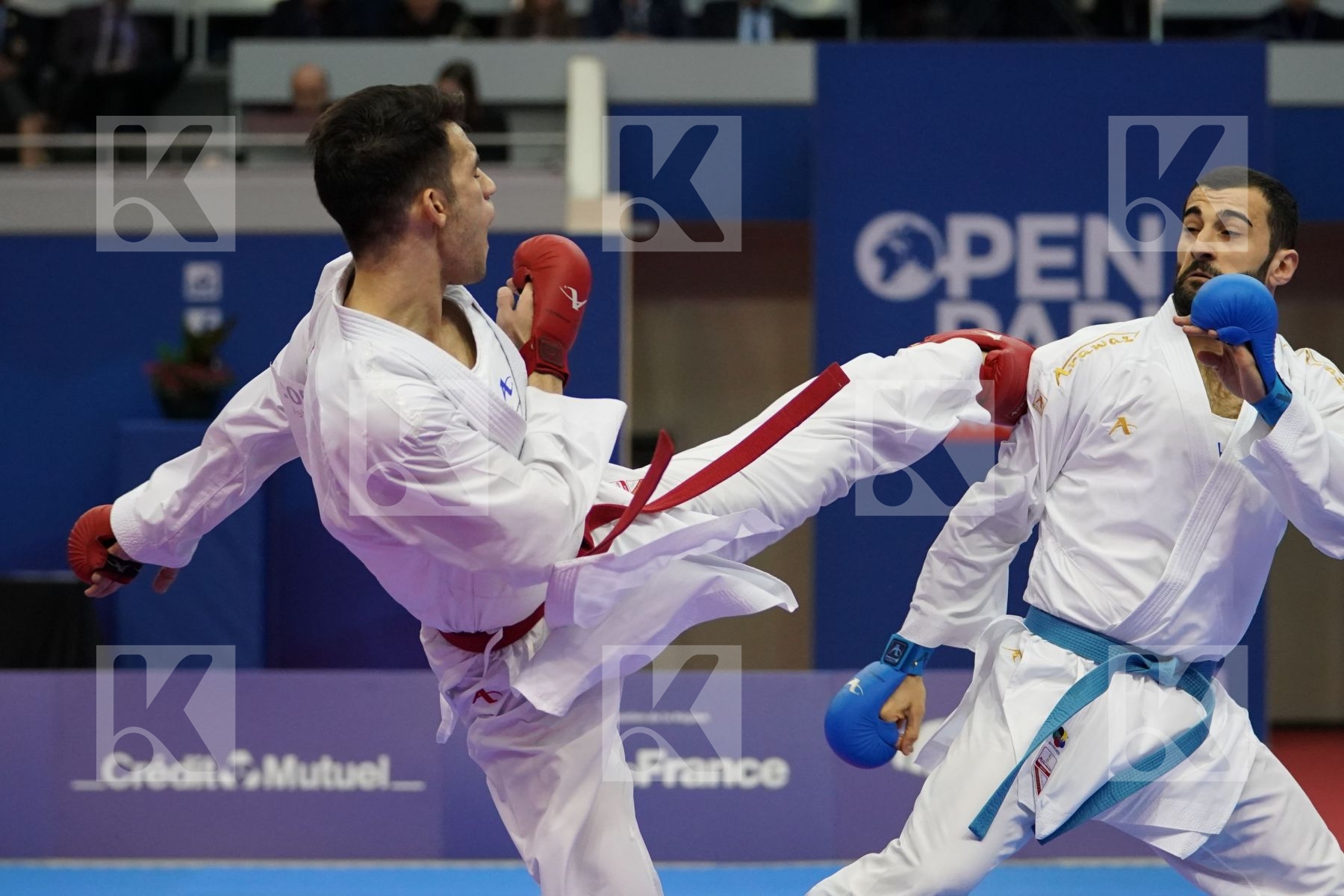 AHMED RAMADAN MOHAMED (EGYPT) vs AKTAS UGUR (TURKEY) in Senior Kumite Ð 84 Kg - Bronze bout