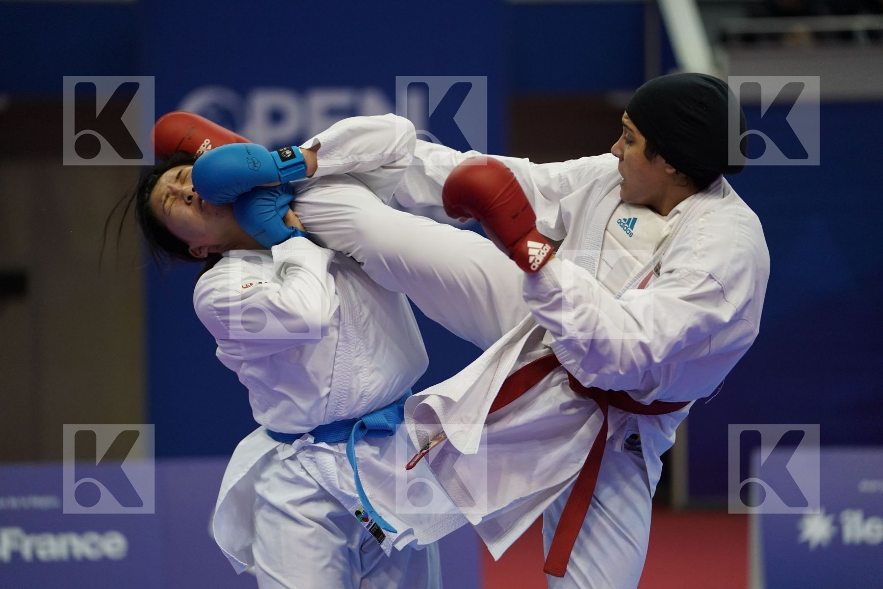 OKILA MENNA SHAABAN (EGYPT) vs SUGIMOTO RISA (JAPAN) in Senior Kumite 68+ Kg - Bronze bout