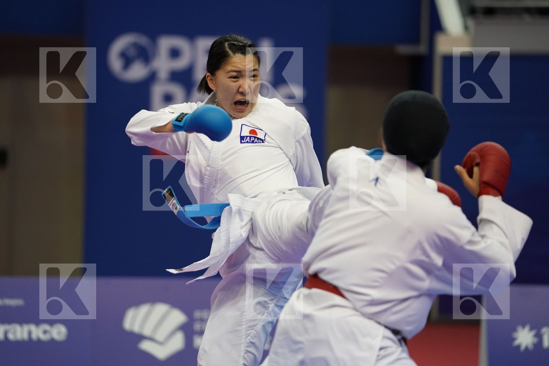 OKILA MENNA SHAABAN (EGYPT) vs SUGIMOTO RISA (JAPAN) in Senior Kumite 68+ Kg - Bronze bout