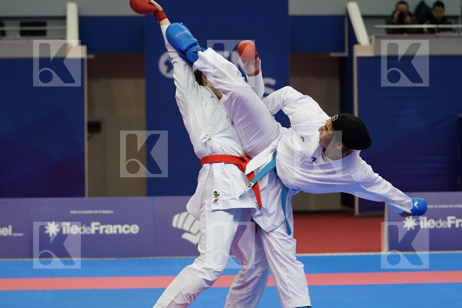 SAITO AYAKA (JAPAN) vs ABBASLI HAMIDEH (ISLAMIC REPUBLIC OF IRAN) in Senior Kumite 68+ Kg - Bronze bout