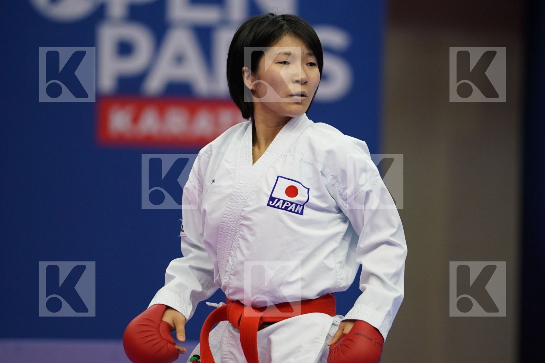 MIYAHARA MIHO (JAPAN) vs OZCELIK ARAPOGLU SERAP (TURKEY) in Senior Kumite -50 Kg - Gold bout