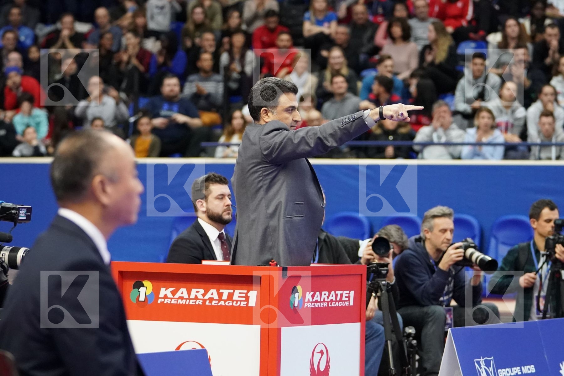 HASSANNIAIDEILAMI MAJID (ISLAMIC REPUBLIC OF IRAN) vs CRESCENZO ANGELO (ITALY) in Senior Kumite -60 Kg - Gold bout
