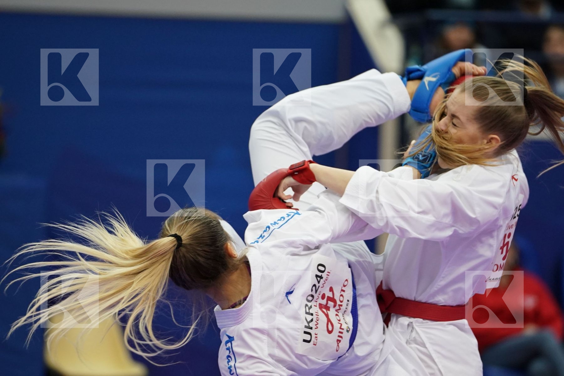 BANASZCZYK DOROTA (POLAND) vs TERLIUGA ANZHELIKA (UKRAINE) in Senior Kumite -55 Kg - Gold bout