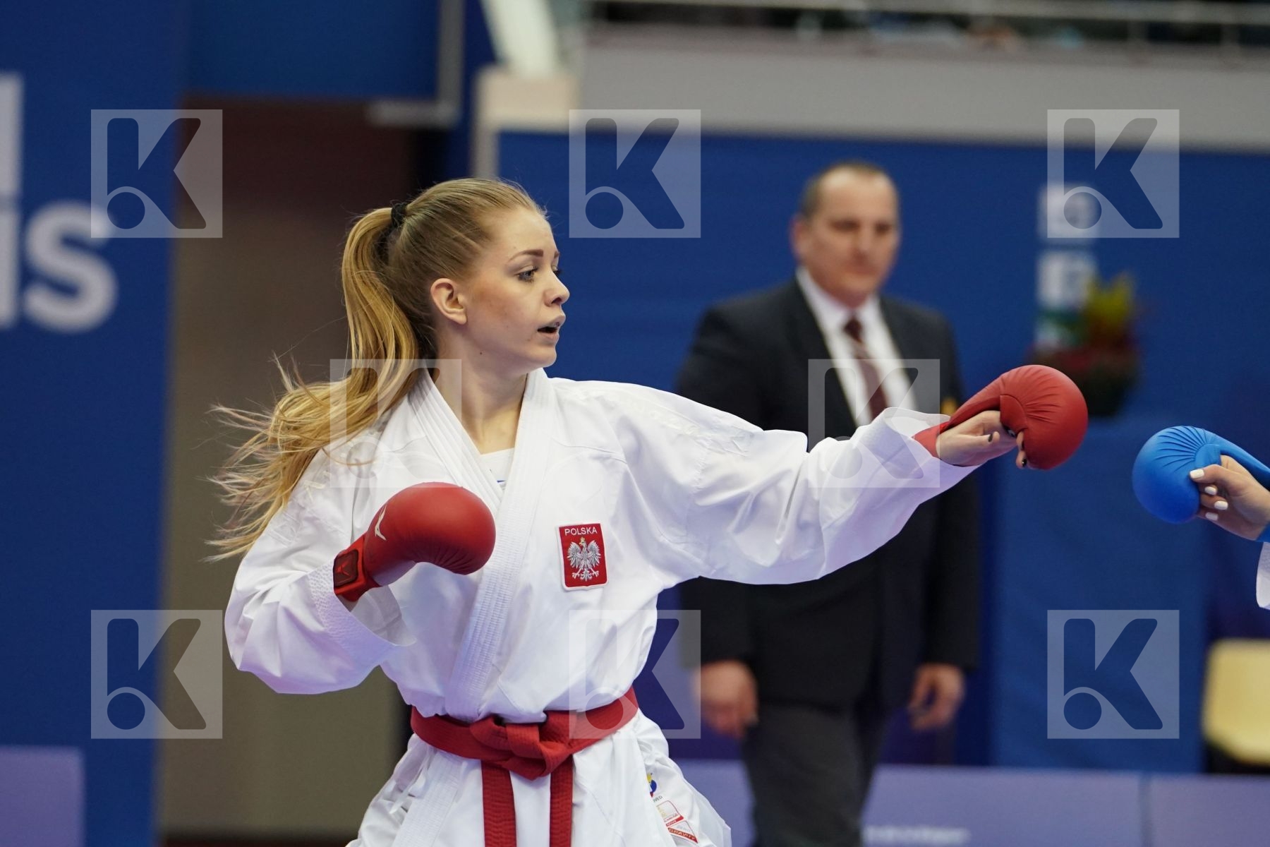 BANASZCZYK DOROTA (POLAND) vs TERLIUGA ANZHELIKA (UKRAINE) in Senior Kumite -55 Kg - Gold bout